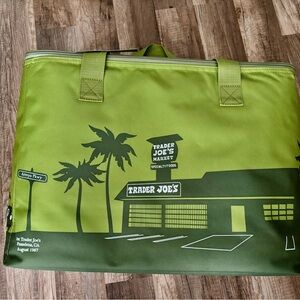 Trader Joe's Olive Green Insulated Tote